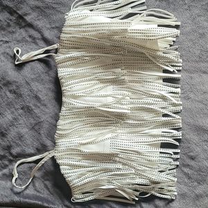 Made in Memphis White Fringe Set